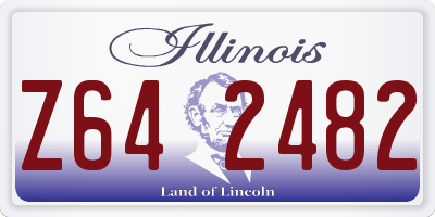 IL license plate Z642482