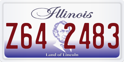 IL license plate Z642483