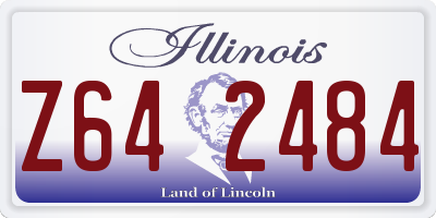 IL license plate Z642484