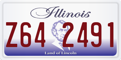 IL license plate Z642491