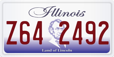 IL license plate Z642492