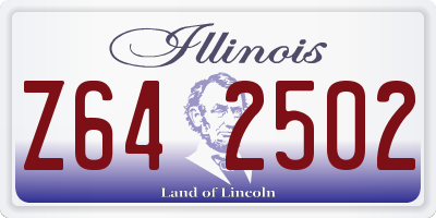 IL license plate Z642502