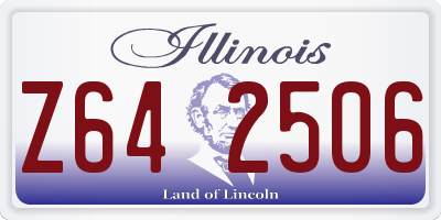 IL license plate Z642506