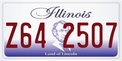 IL license plate Z642507