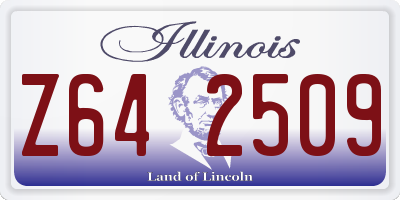 IL license plate Z642509