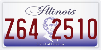 IL license plate Z642510
