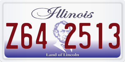 IL license plate Z642513