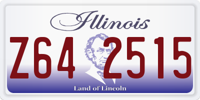 IL license plate Z642515