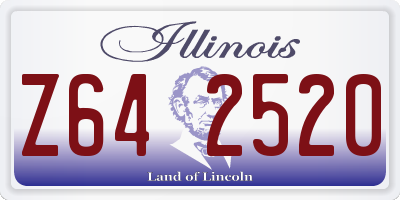 IL license plate Z642520