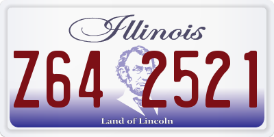 IL license plate Z642521
