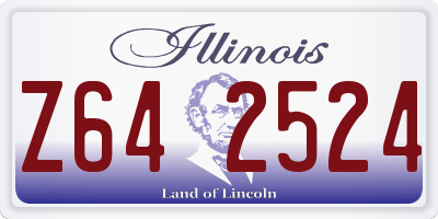 IL license plate Z642524