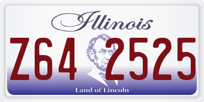 IL license plate Z642525