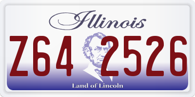 IL license plate Z642526