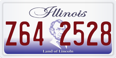 IL license plate Z642528