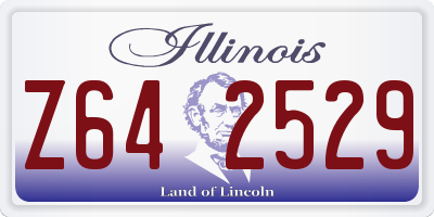 IL license plate Z642529