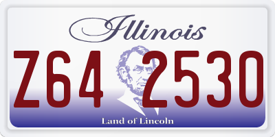 IL license plate Z642530