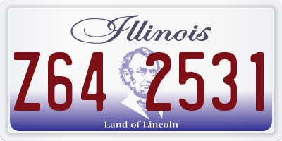 IL license plate Z642531