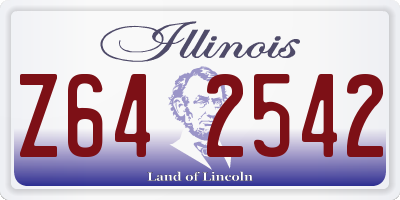 IL license plate Z642542