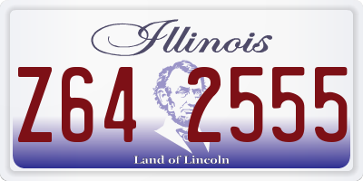 IL license plate Z642555