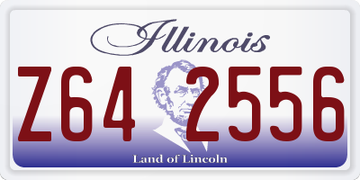 IL license plate Z642556