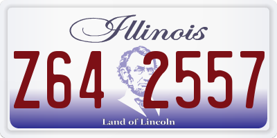 IL license plate Z642557