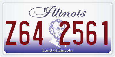 IL license plate Z642561