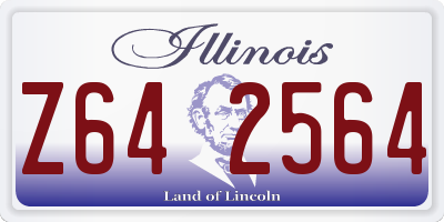 IL license plate Z642564