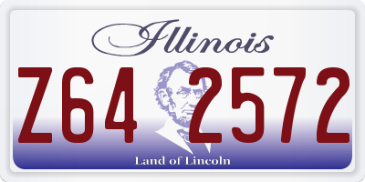 IL license plate Z642572