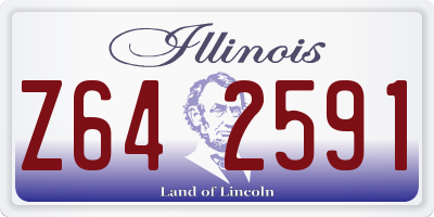 IL license plate Z642591