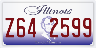 IL license plate Z642599
