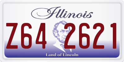 IL license plate Z642621