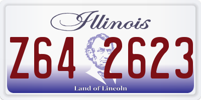 IL license plate Z642623