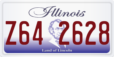 IL license plate Z642628