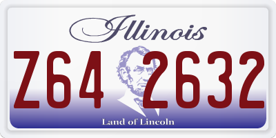 IL license plate Z642632