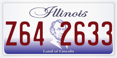 IL license plate Z642633