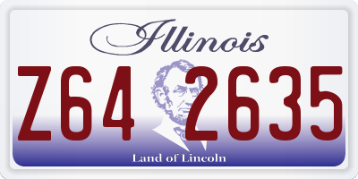 IL license plate Z642635