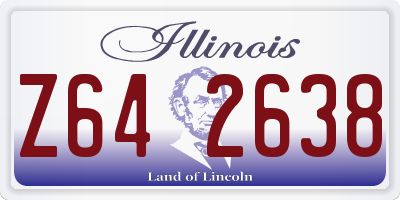 IL license plate Z642638