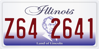 IL license plate Z642641