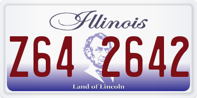 IL license plate Z642642