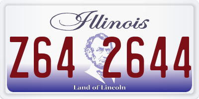 IL license plate Z642644