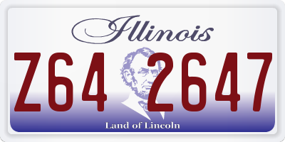 IL license plate Z642647