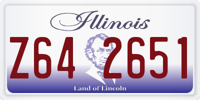 IL license plate Z642651
