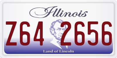 IL license plate Z642656