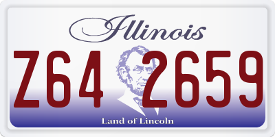 IL license plate Z642659