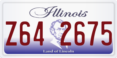 IL license plate Z642675