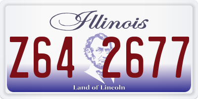 IL license plate Z642677