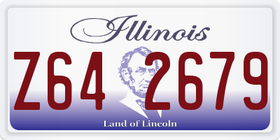 IL license plate Z642679