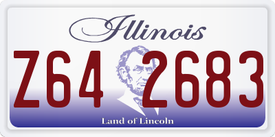IL license plate Z642683