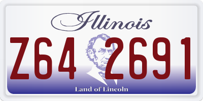 IL license plate Z642691