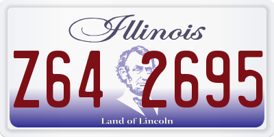 IL license plate Z642695